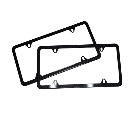 Carbon Fiber Printed License Plate Frames