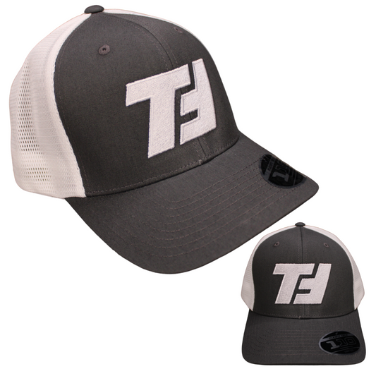 TF Snapback Hat - Grey/White